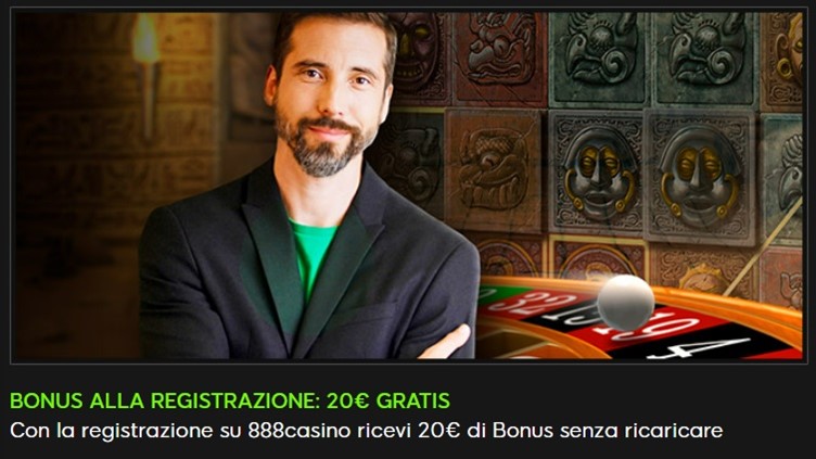 888 bonus senza deposito