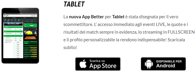 App lottomatica android e iOS