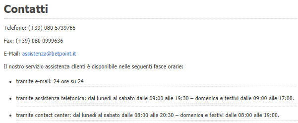 Per qualsiasi dubbio, se non trovi risposta tra le pagine del sito, contatta il Servizio Clienti.