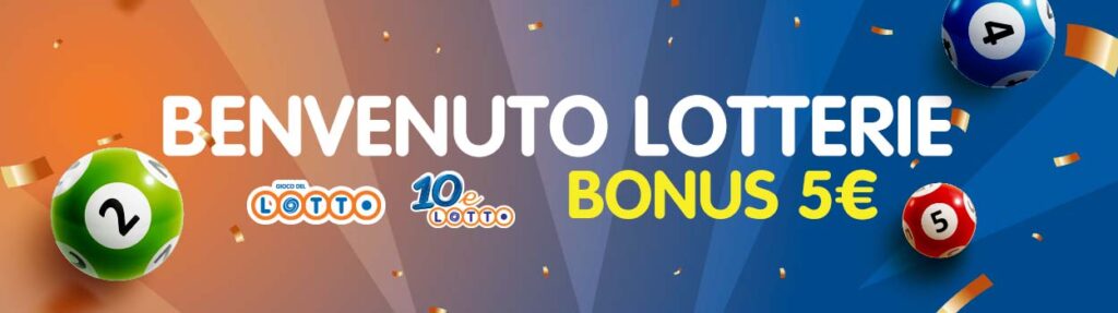 Bonus benvenuto Lotterie Allinbet