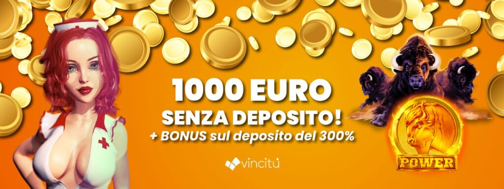 Bonus senza deposito casino vincitu