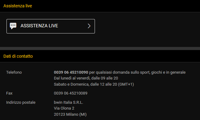 Se hai altri dubbi, contatta il Servizio Clienti, diponibile tutti i giorni dalle 12:00 alle 20:00.