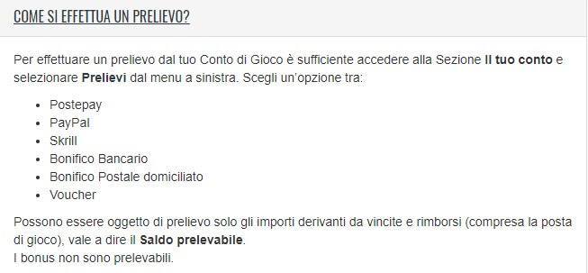 La funzione di prelievo del tuo account non è abilitata? Invia la copia del tuo documento di identità.