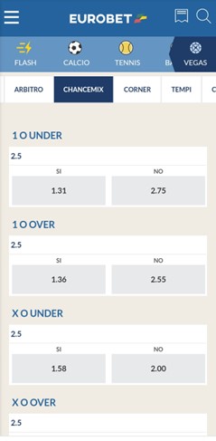 scommesse chance mix eurobet