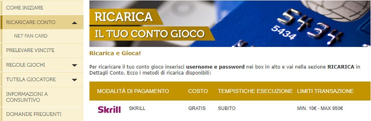 Gamenet pagamenti e scommesse con Paypal Recensione Gamenet: palinsesto, quote calcio, bonus scommesse