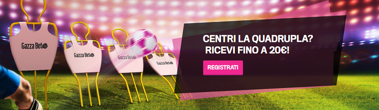 Gazzabet bonus scommesse multiple Tutto sul bonus benvenuto scommesse Gazzabet