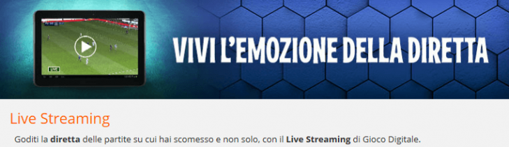 TV Gioco digitale streaming live