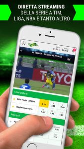 Lottomatica better app streaming serie A TIM