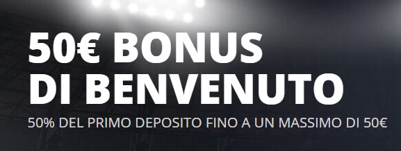 50€ Bonus di benvenuto da Novibet