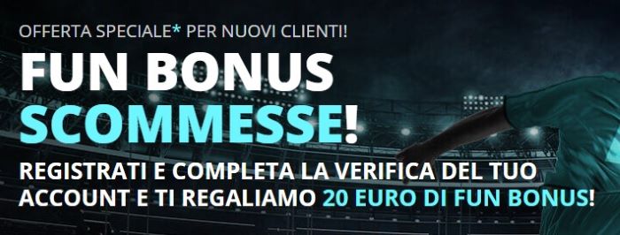 Fun Bonus Scommesse da Novibet