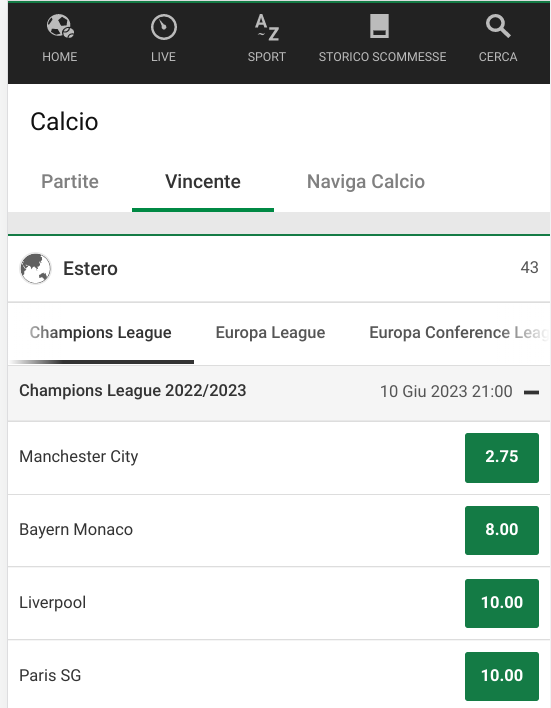 Quote-Champions-League-Unibet