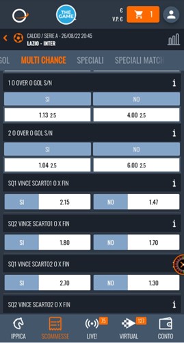 scommesse chance mix snai