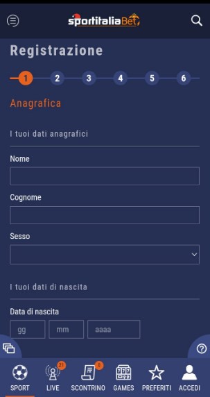 Registrazione-conto-gioco-sportitaliabet