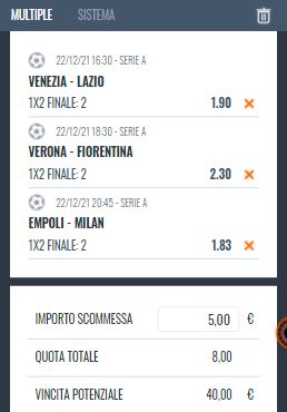 Scommesse Multiple Ticket Snai