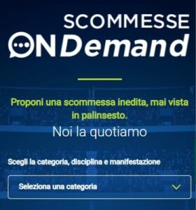 categoria scommesse on demand