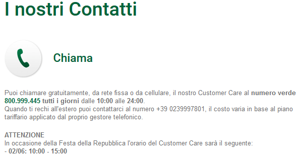 Il Customer Care di Sisal Matchpoint è a tua disposizione tutti i giorni, dalle 10 alle 24.