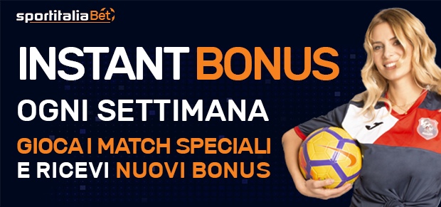 Sportitaliabet instant bonus