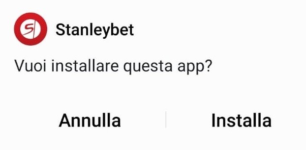 Stanleybet app installazione