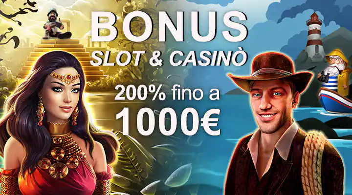 bonus primo deposito slot e casinò