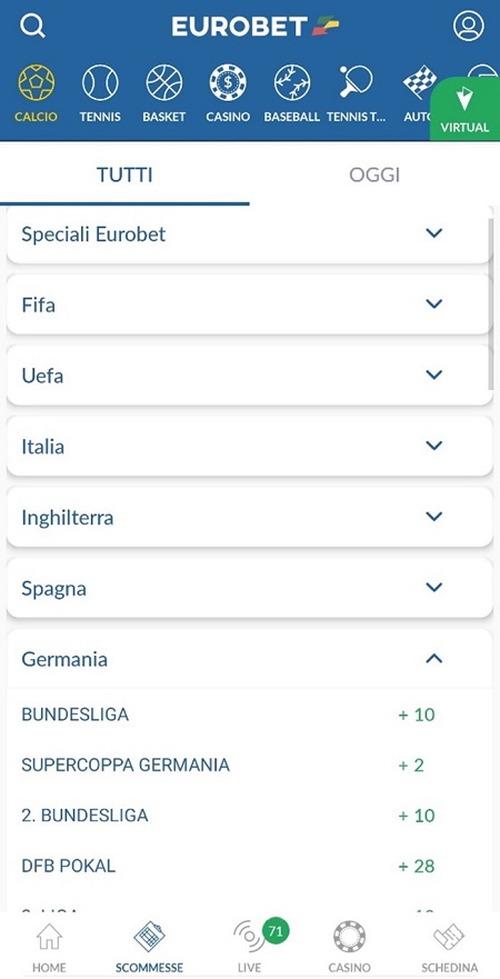 app scommesse eurobet