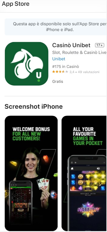 App Unibet Casino