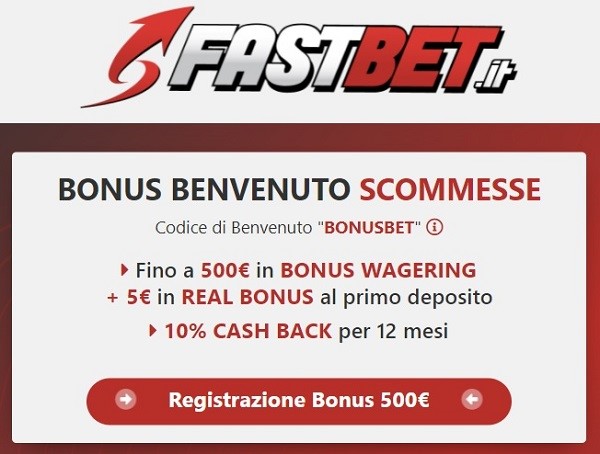 Recensione Fastbet: palinsesto, quote calcio, bonus scommesse