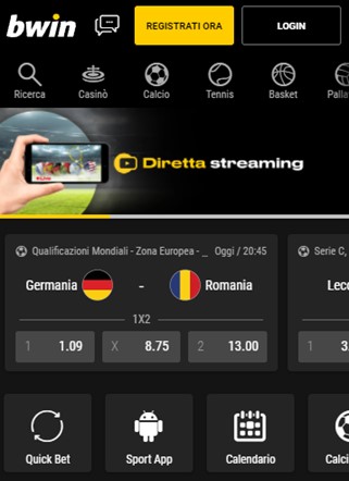 bwin app scommesse