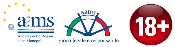 Aams logo, gioco legale e responsabile