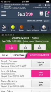 App Gazzabet mobile palinsesto scommesse App Gazzabet mobile per scommesse online: la nostra recensione