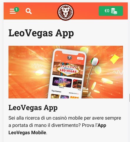 Recensione LeoVegas: palinsesto, quote sport, bonus scommesse