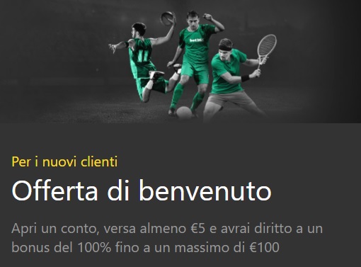 offerta di benvenuto bet365