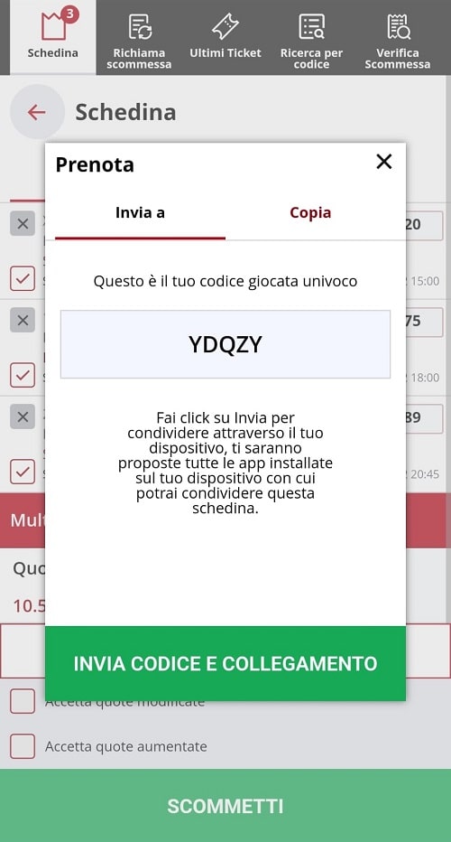 prenota scommesse codice stanleybet