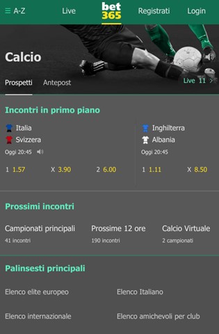 Recensione bet365: palinsesto, quote calcio, bonus scommesse