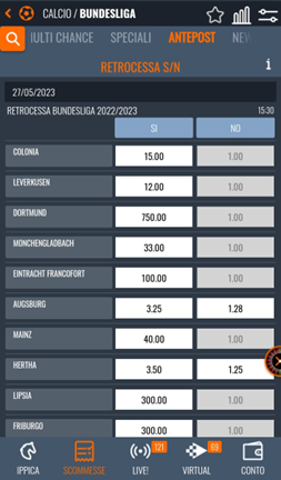 scommesse-snai-bundesliga-retrocessione