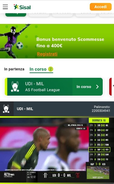 pronostici calcio virtuale sisal