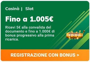 sisal bonus casino slot