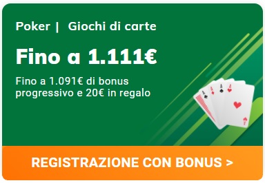 sisal bonus poker carte