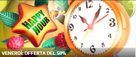 venerdi happy hour netbet